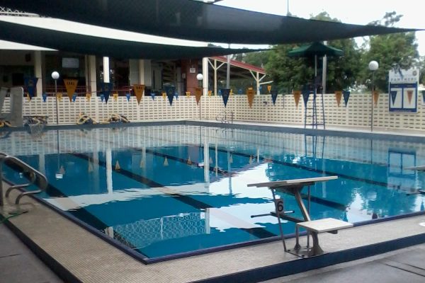 Olympics-themed Skimmer Pool - Eureka Pools