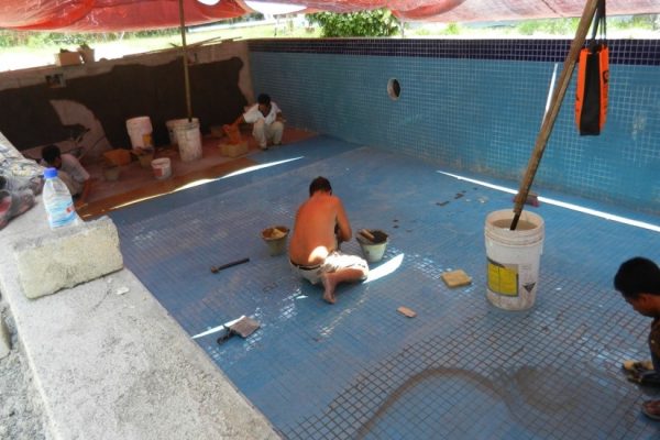 Tiling Works - Eureka Pools